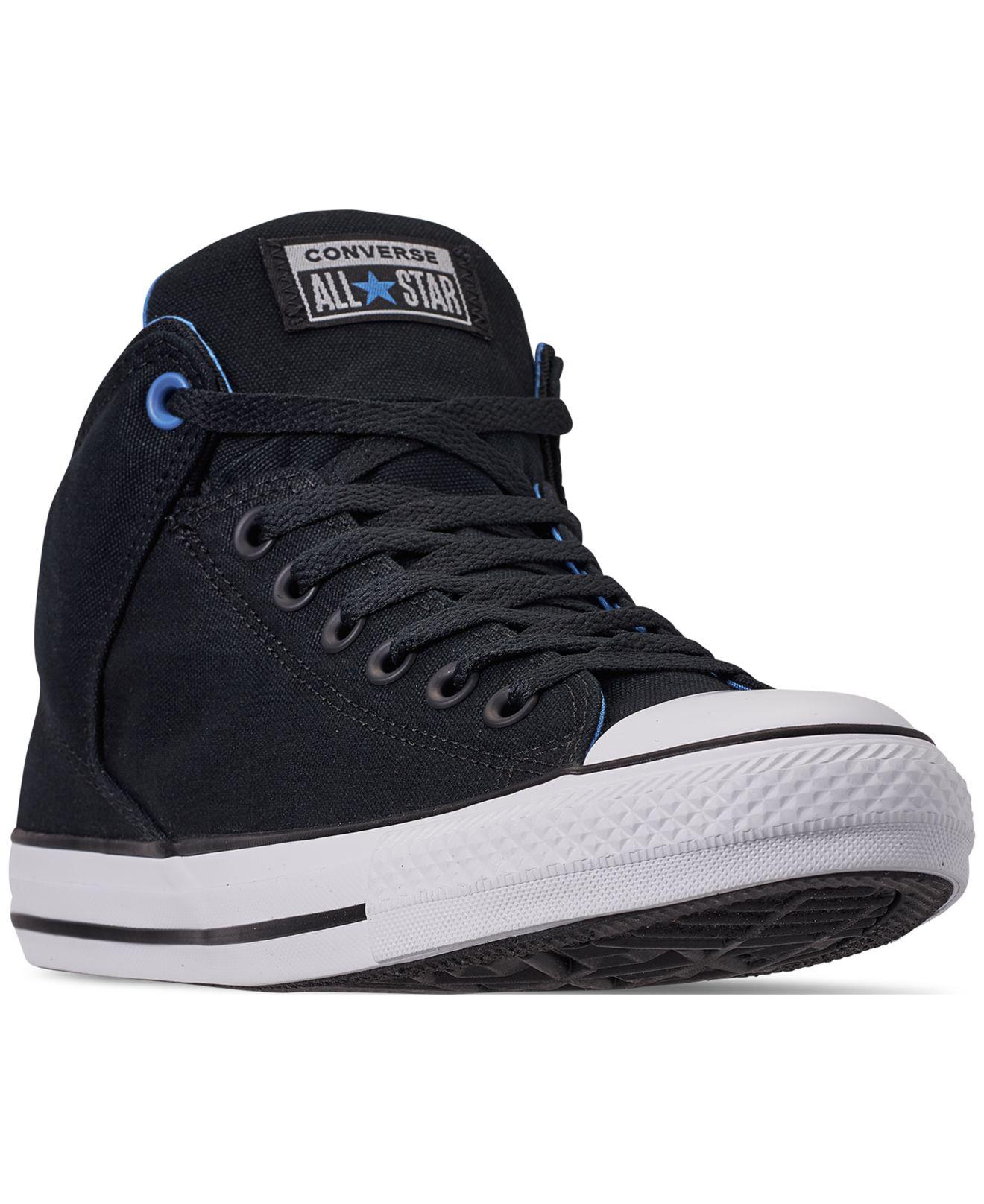 converse black and blue