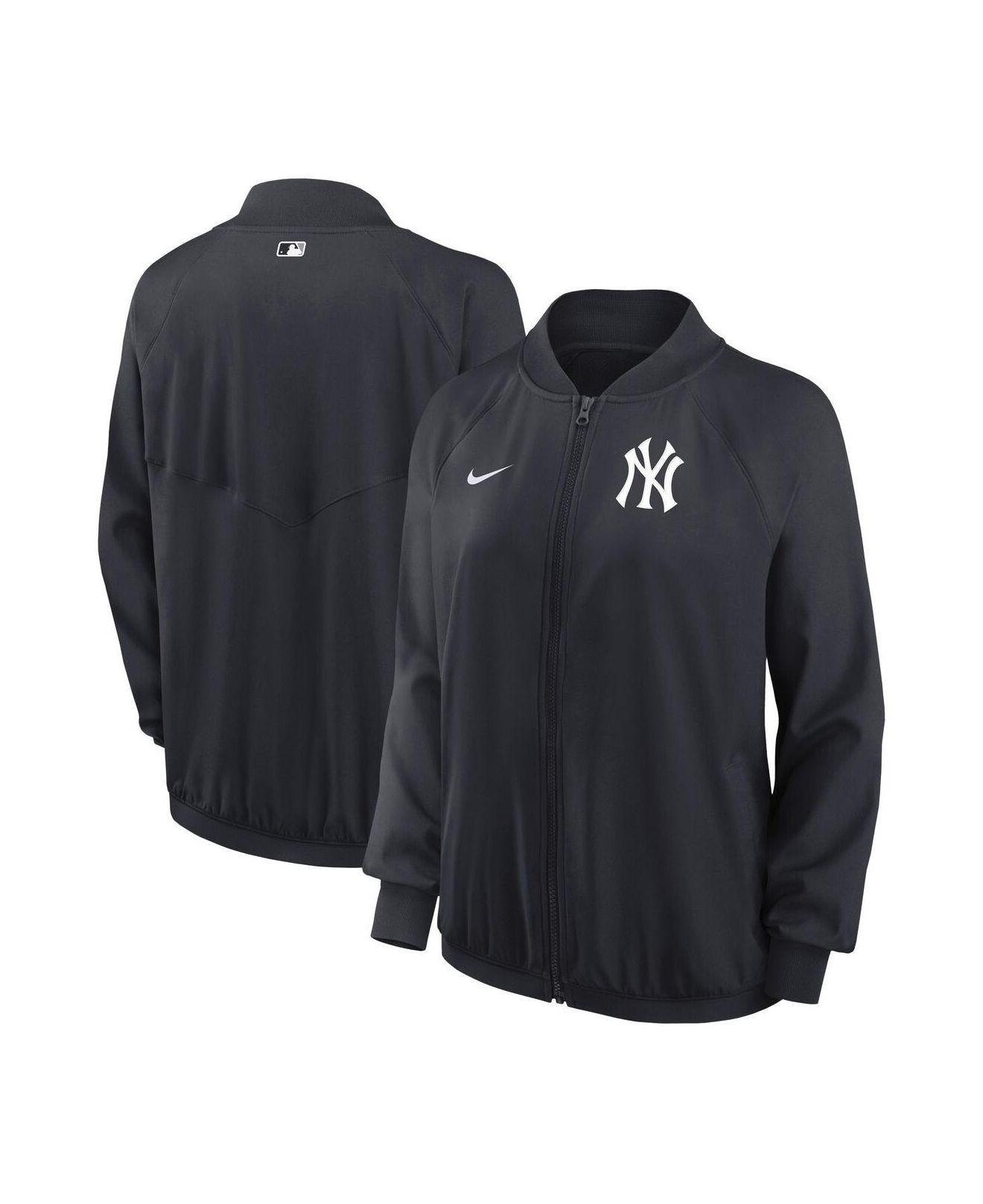 Nike Navy New York Yankees Authentic Collection Team Raglan Performance ...
