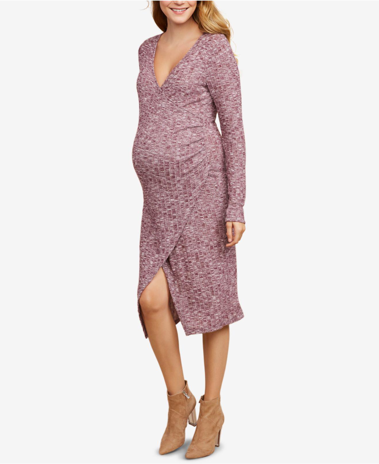 jessica simpson wrap maternity dress