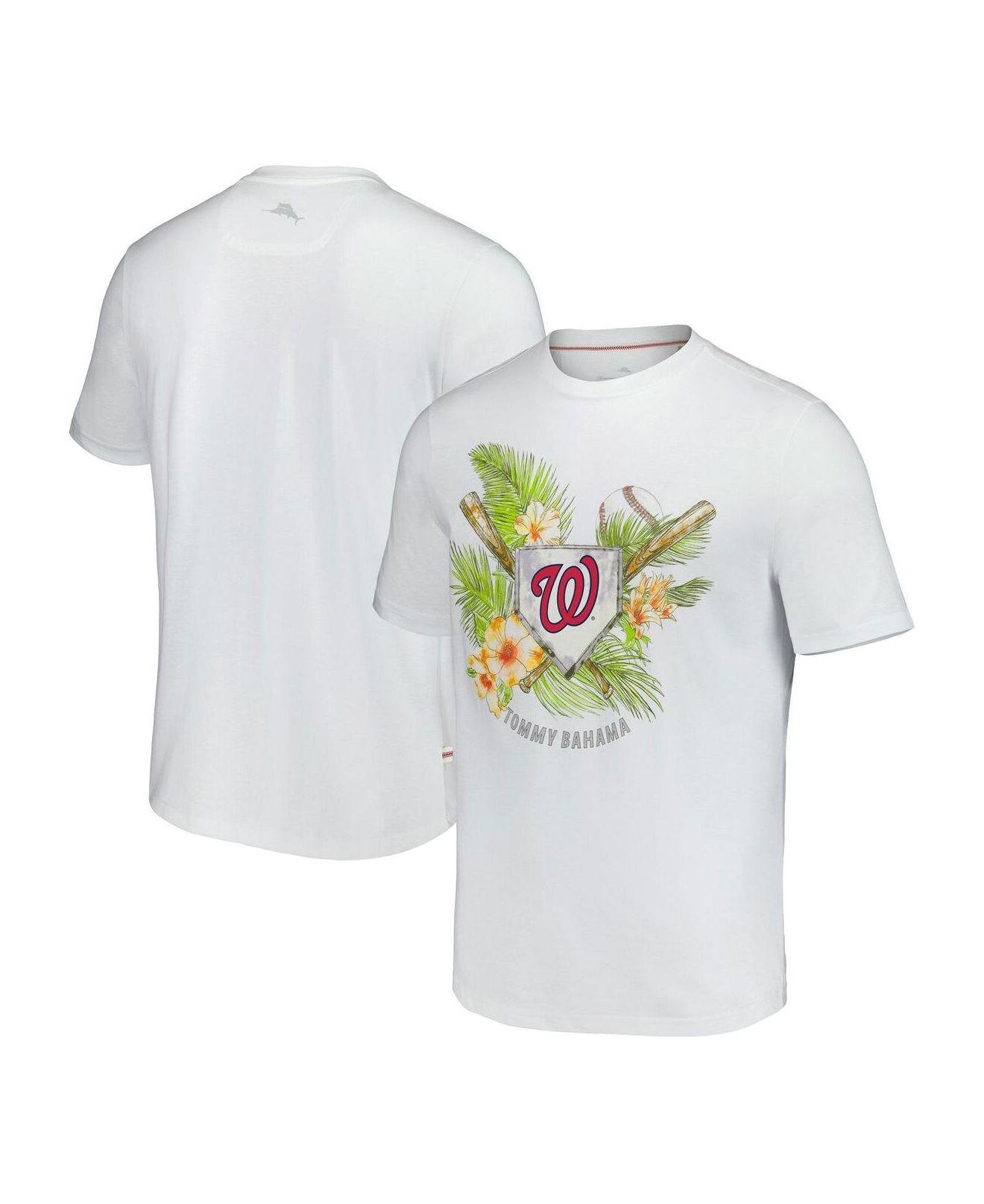 white washington nationals shirt