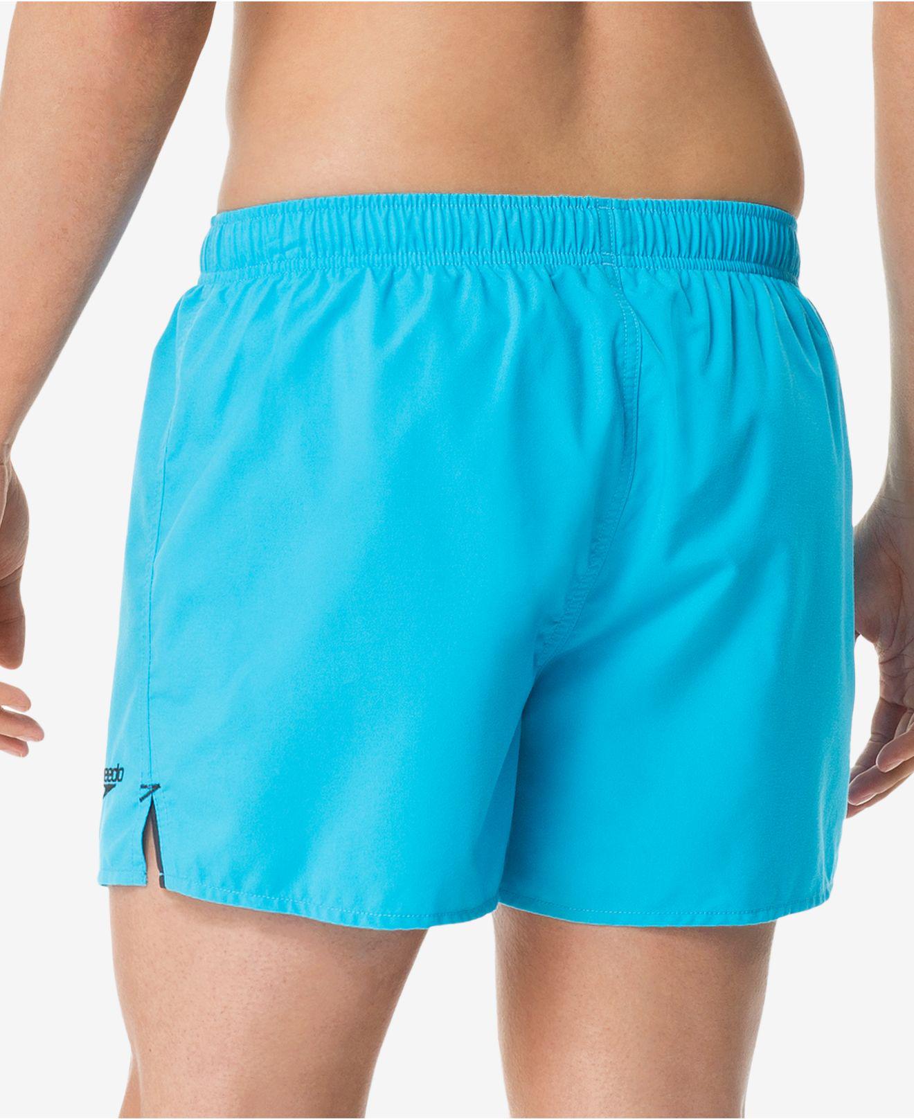 Speedo Synthetic Quickdry Performance Surf Runner 3" Swim Trunks in