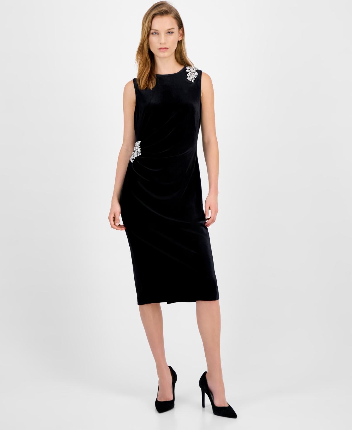 formal wedding guest dresses plus size Ever-Pretty Chic Mother of the Bride Dress with Floral Applique Elegance Nov1GoLive while delicate floral appliqu Size:US8.5 / EU39 / UK6 Maeve Dress Cocoa Floral