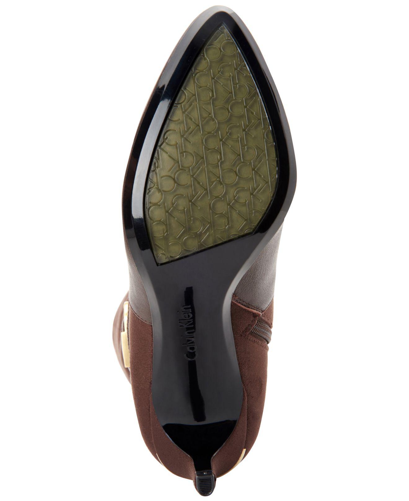 calvin klein jemamine tall dress boots