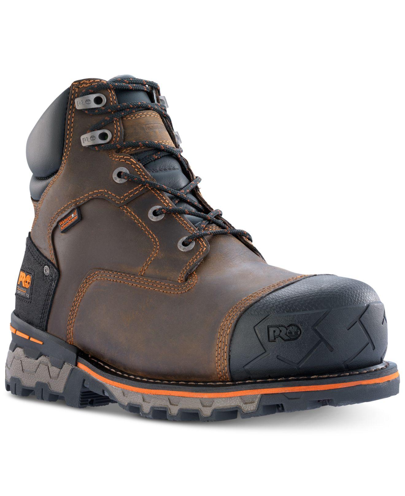 mens cap toe work boots