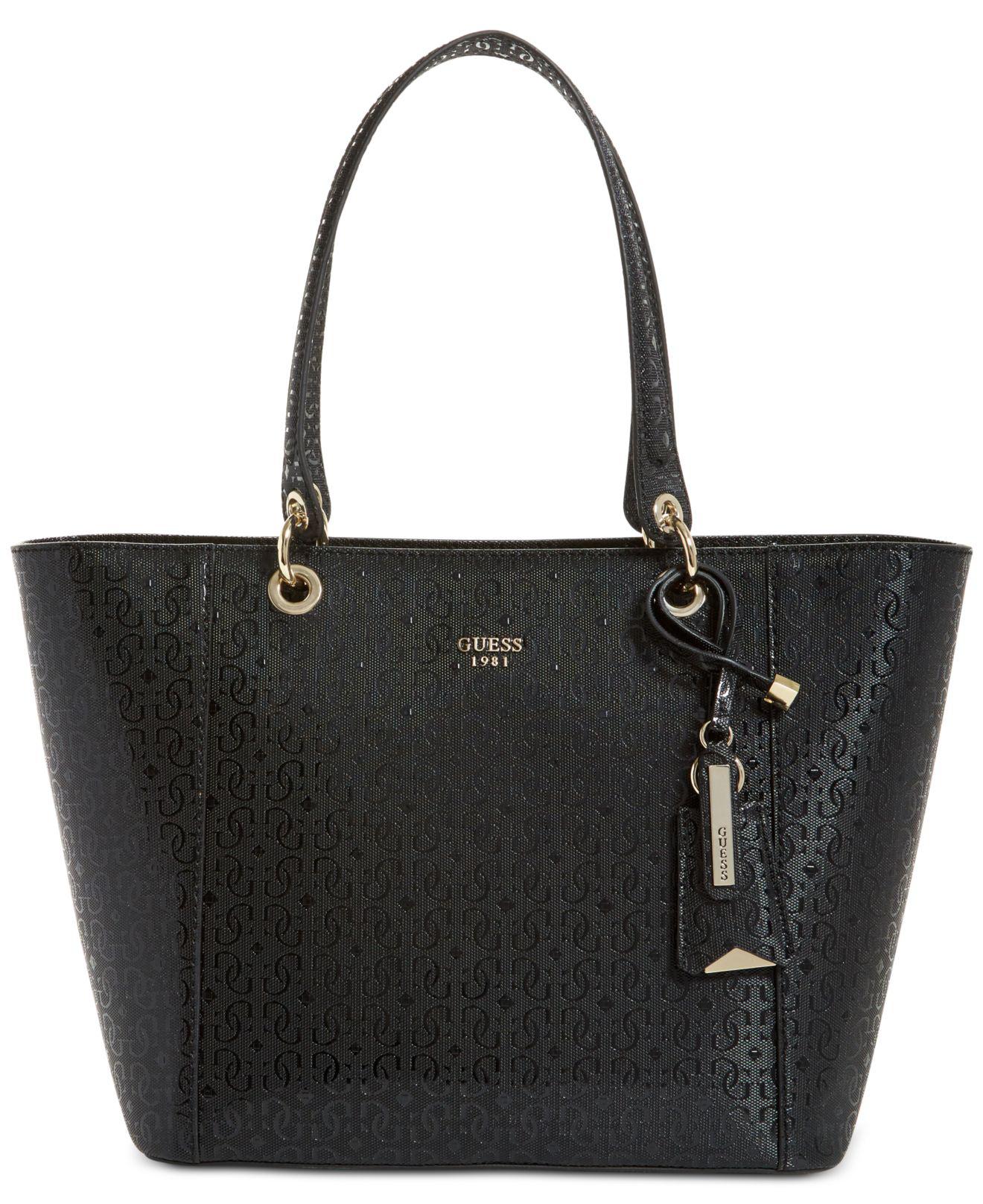Guess Kamryn Extralarge Tote in Black Lyst