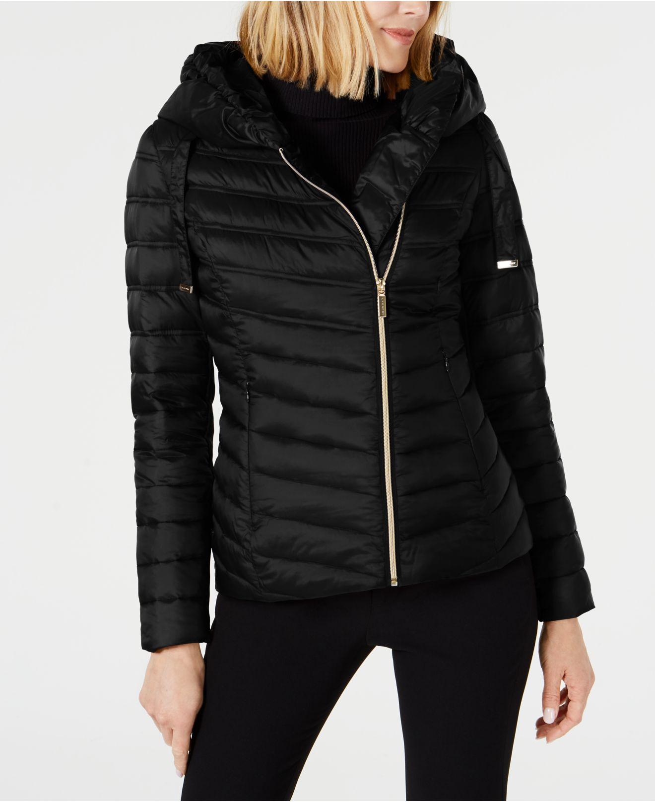 laundry black puffer coat