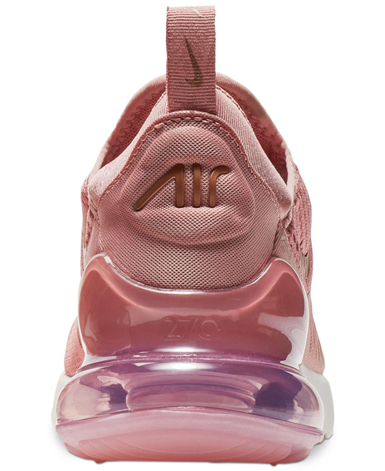 rust pink nike 270