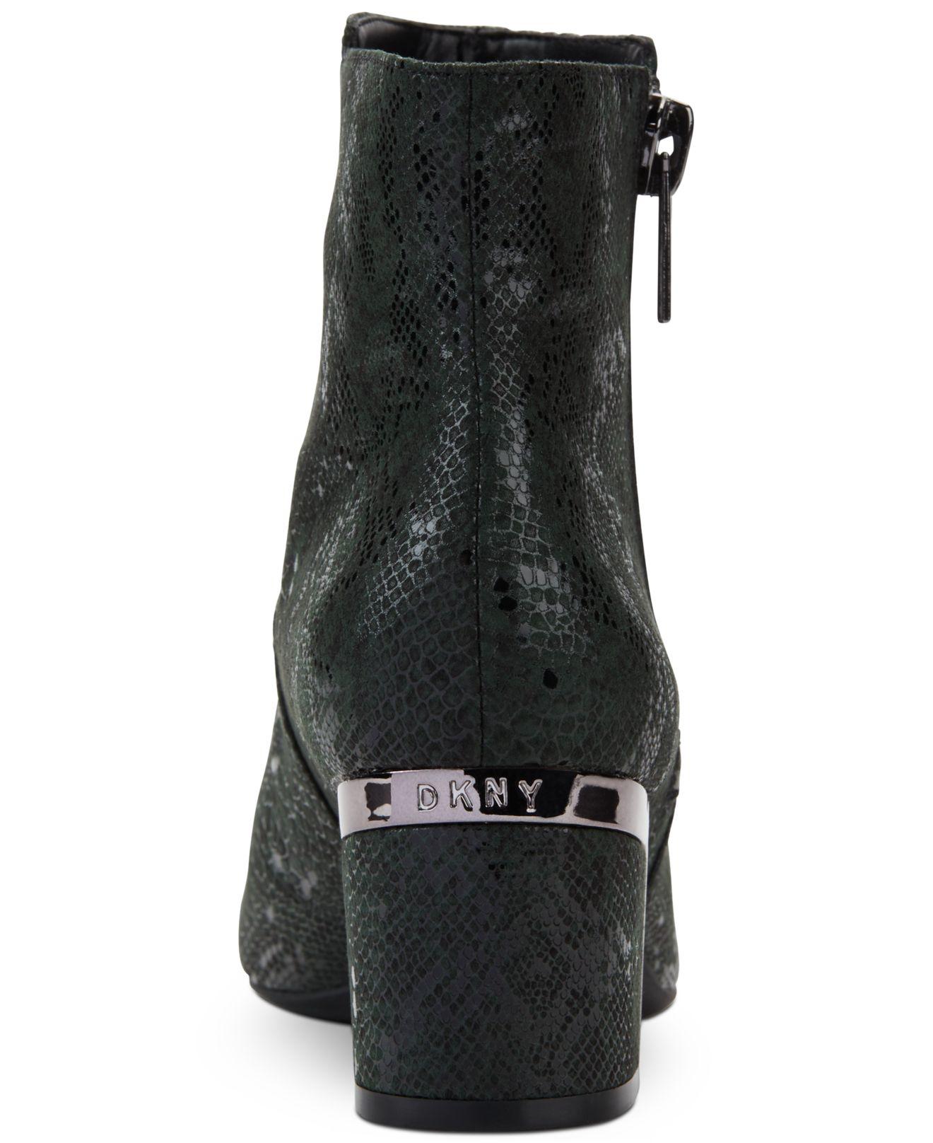 dkny snakeskin boots