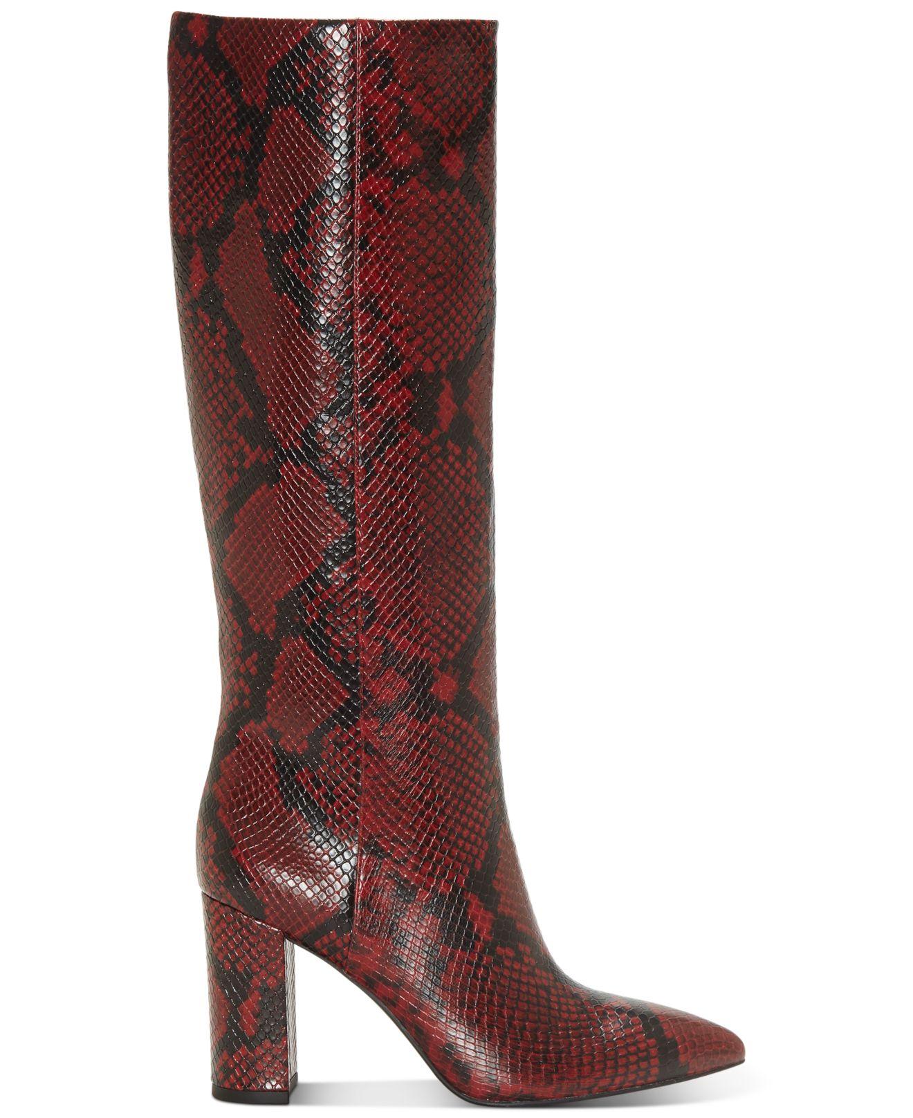 macys red booties