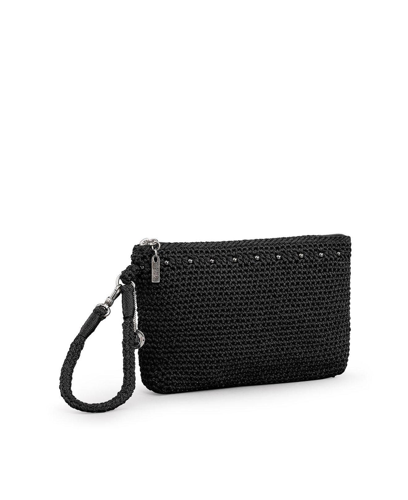 the sak crochet wristlet