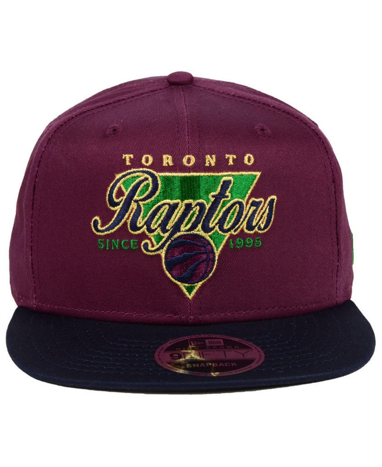 throwback toronto raptors hat