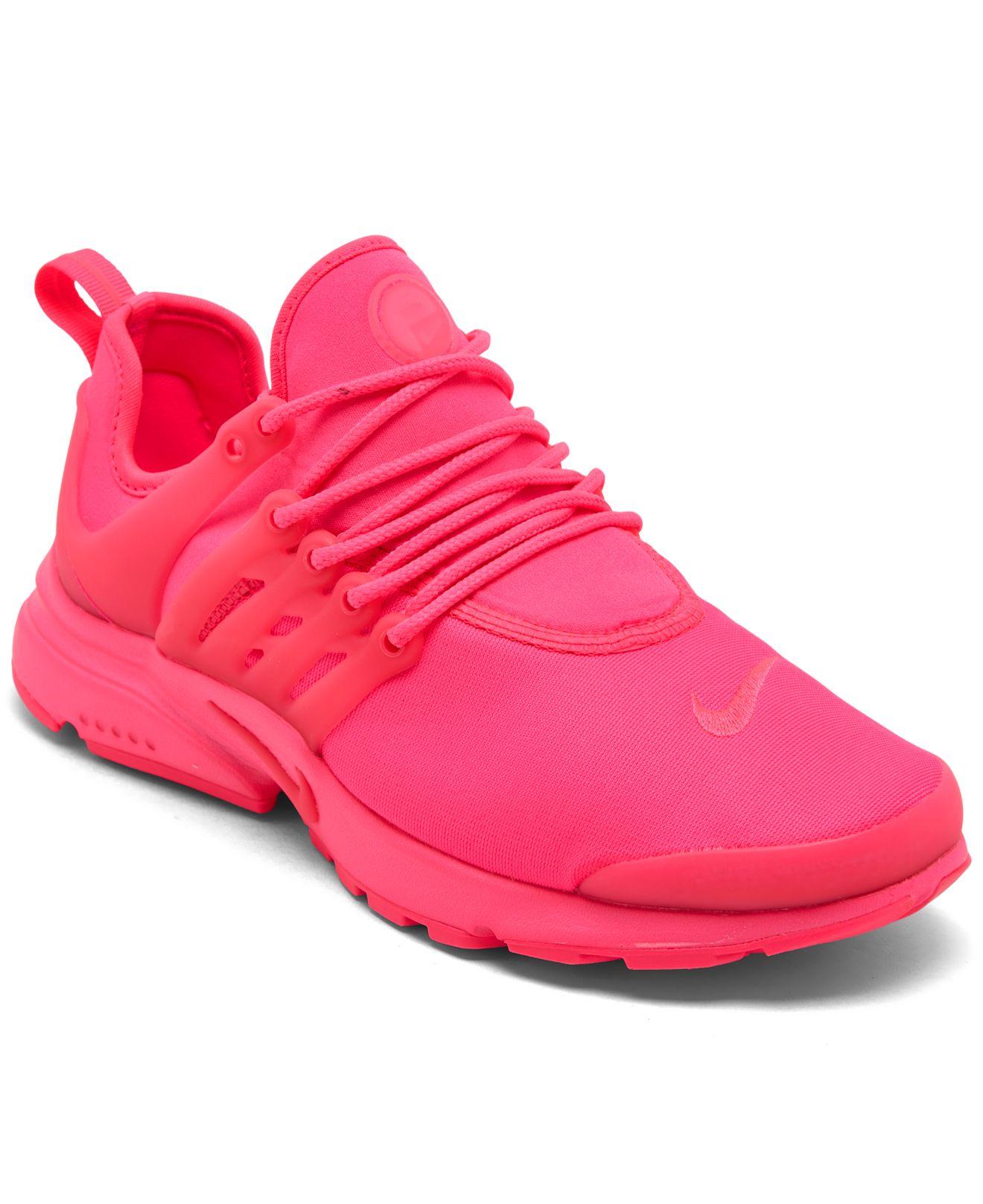 Nike Air Presto Casual Sneakers From Finish Line in Pink | Lyst