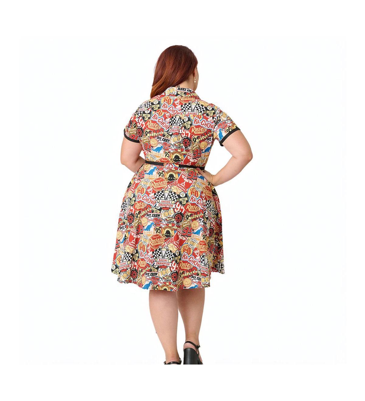 Smak Parlour Plus Size 1960s Fit & Flare Dress in Pink | Lyst