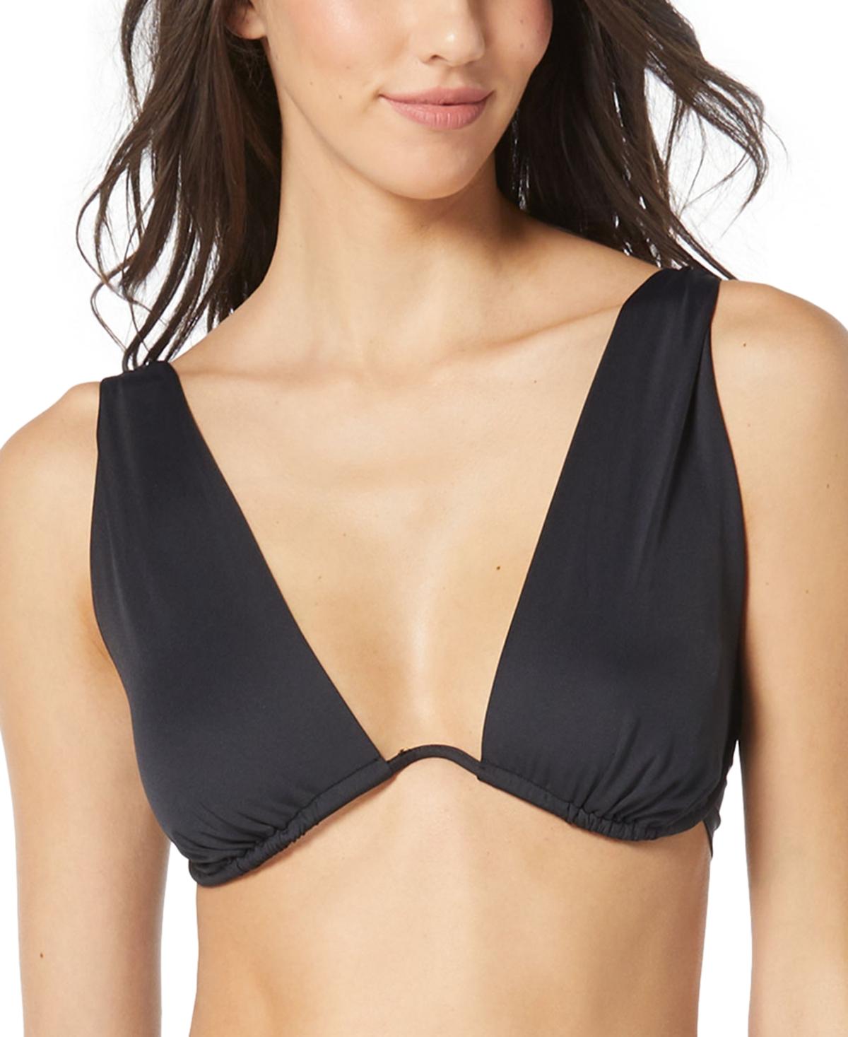 Vince Camuto Women's Printed V-Wire Adjustable-Straps Bikini Top