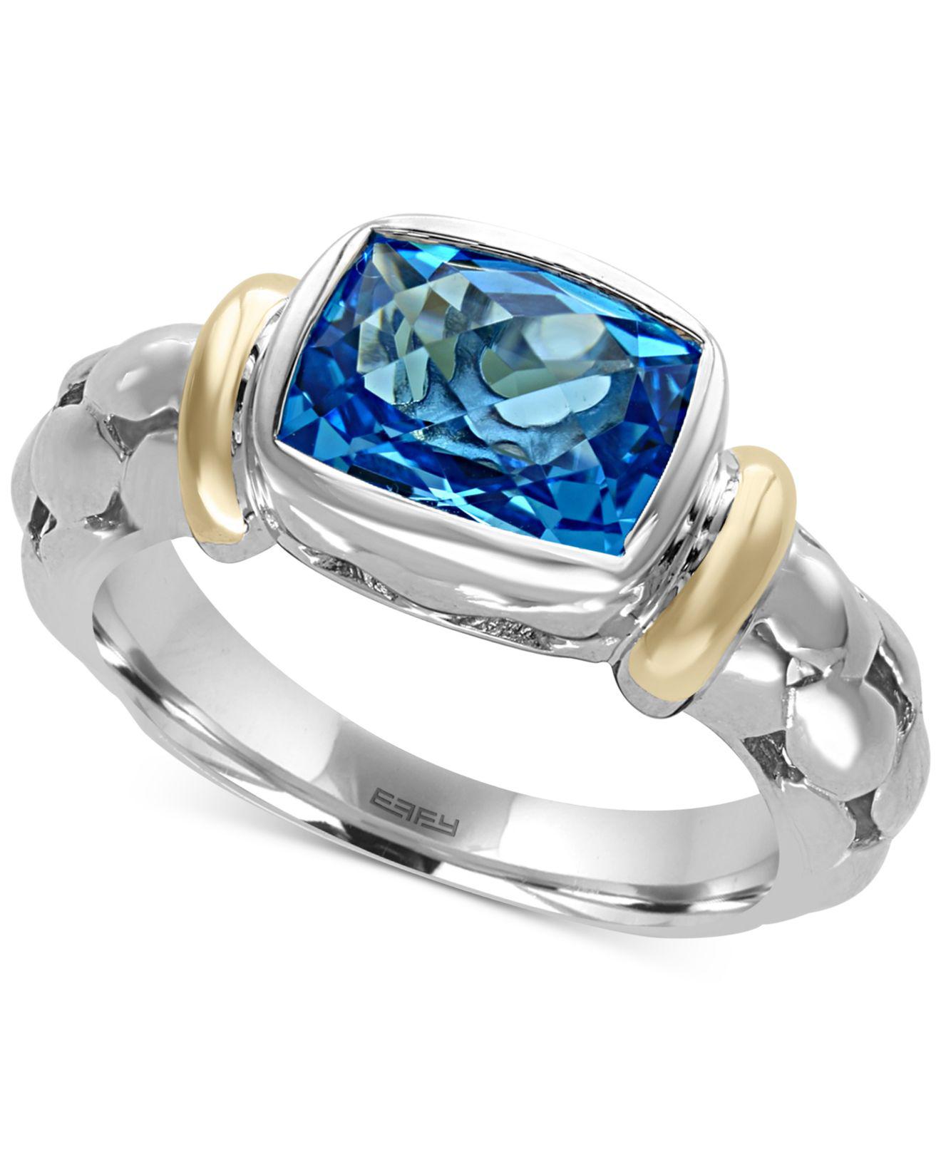Effy Blue Topaz Ring (21/2 Ct. T.w.) In Sterling Silver
