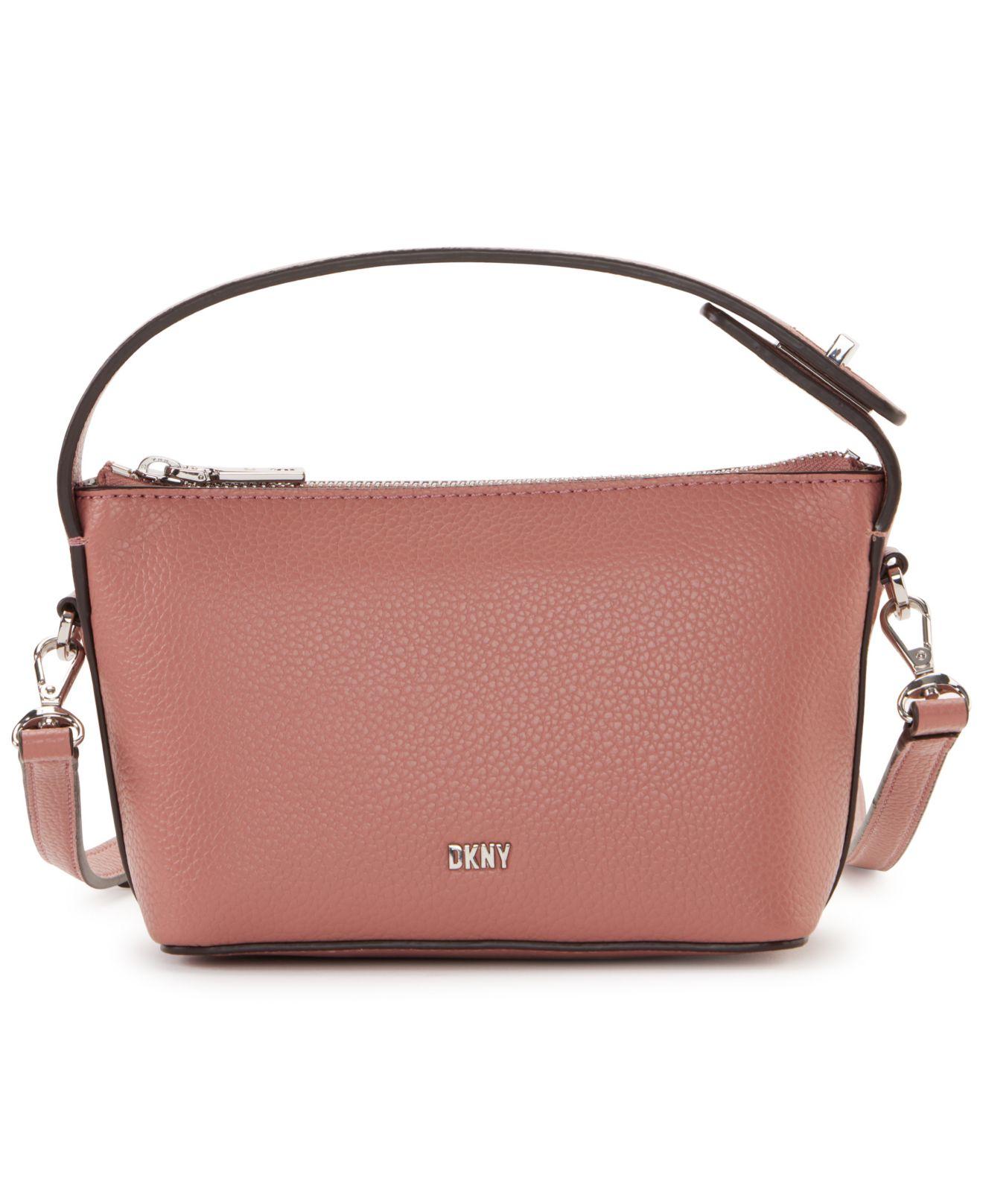 DKNY Tania Top Zip Crossbody in Pink Lyst