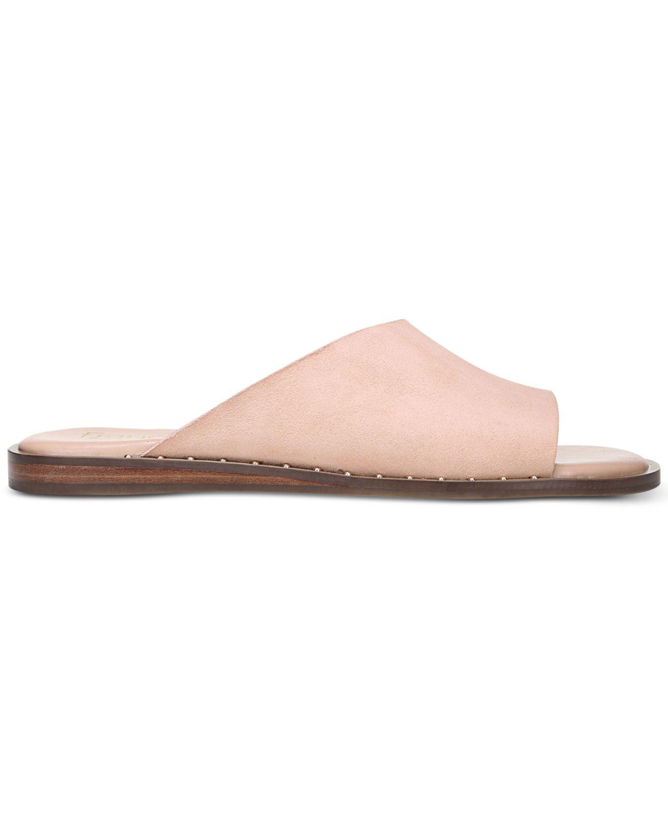 franco sarto rye slide flat sandals