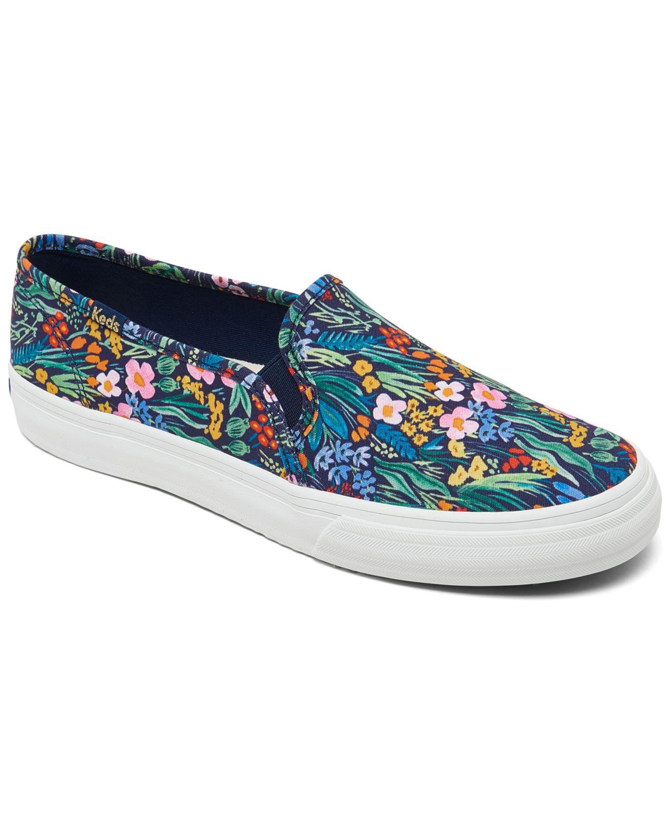 Keds X Rifle Paper Co. Double Decker Garden Party Canvas Slip-on Casual ...