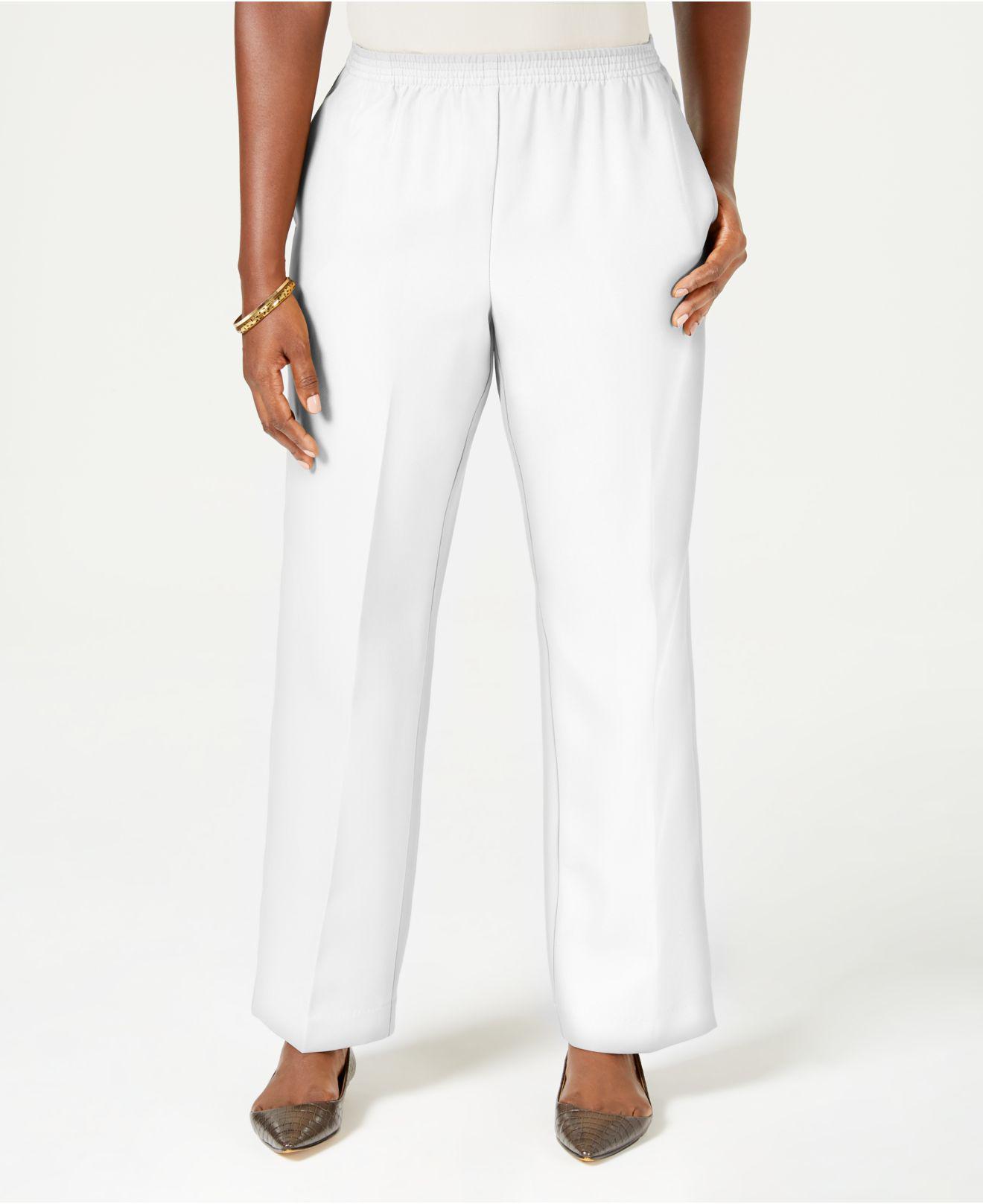 Karen Scott Synthetic Petite Pull-on Pants, Created For Macy's in ...