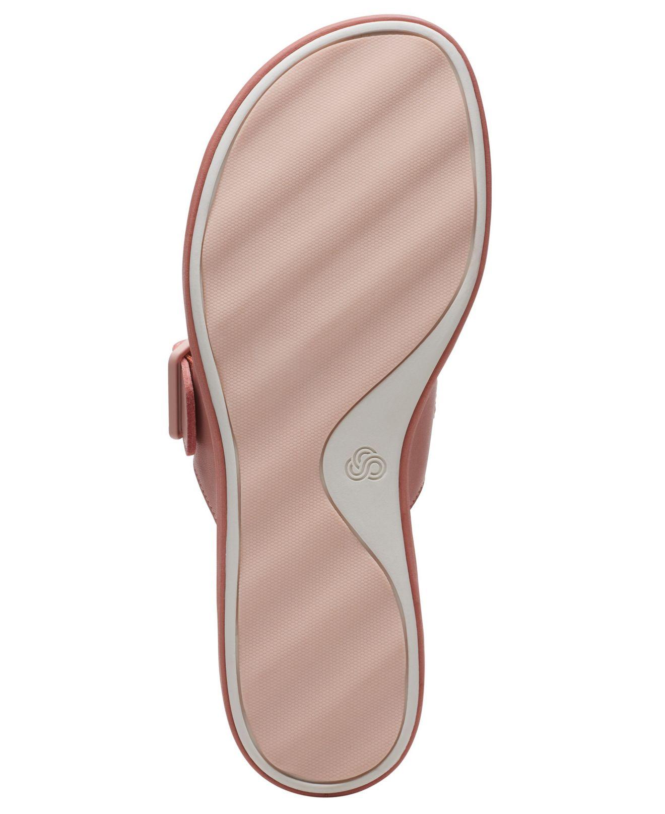 Clarks Cloudsteppers Step June Tide Slide Sandals Lyst
