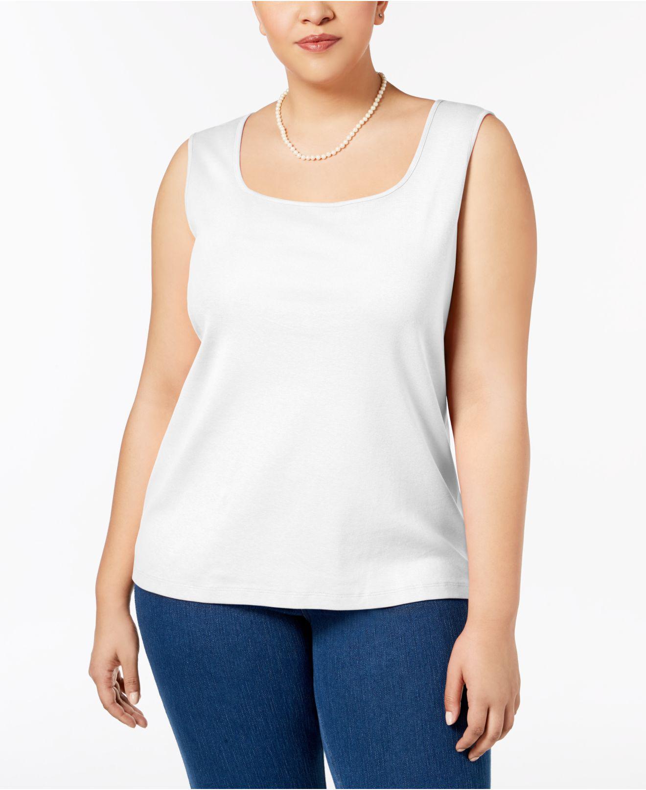 macy's karen scott tank tops
