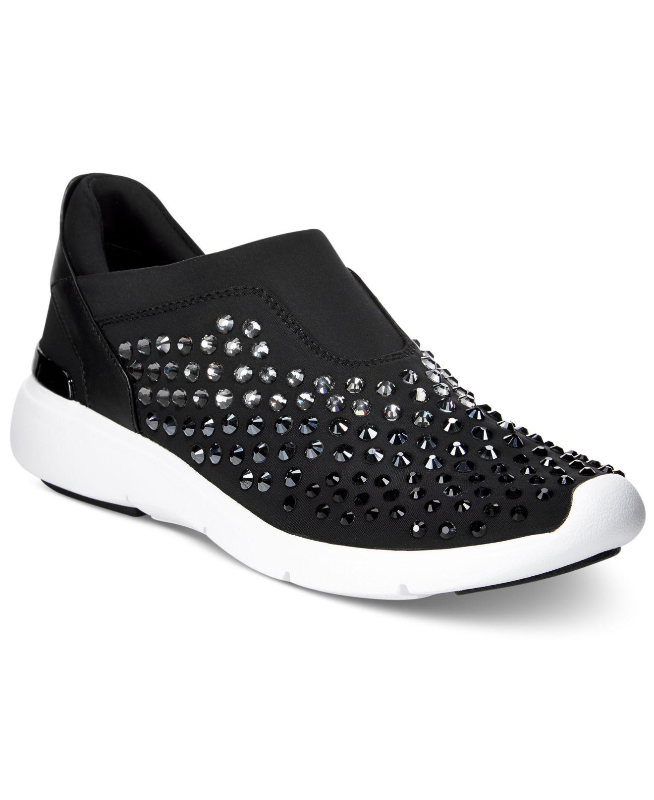 womens black mk trainers