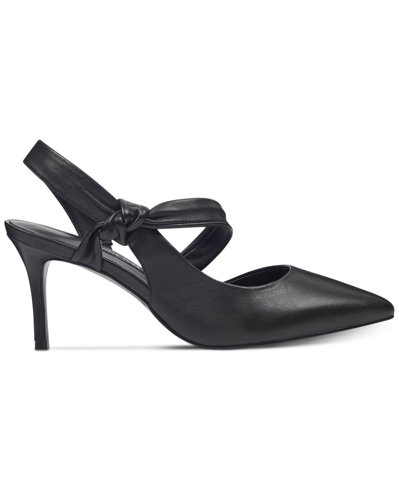 mamelu knotted slingback pumps