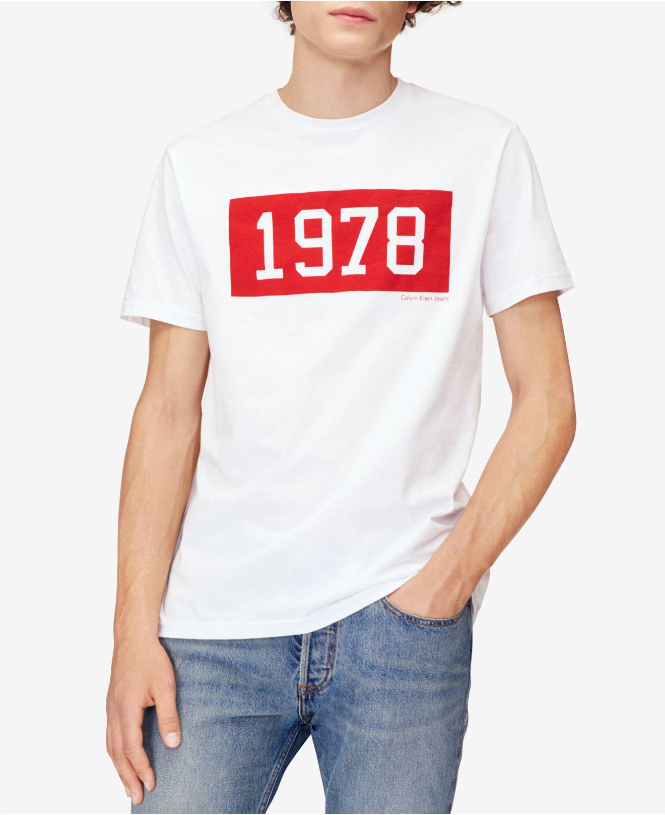 Calvin Klein 1978 T Shirt Slovakia, SAVE 55% - aveclumiere.com