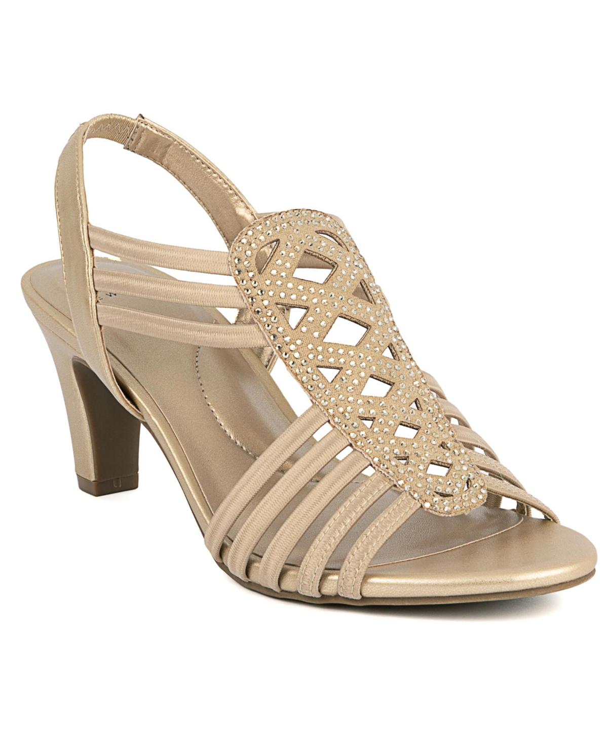 Jones New York Danely Strappy Dress Sandals in Natural | Lyst Jones New York Danely Strappy Dress Sandals in Natural | Lyst