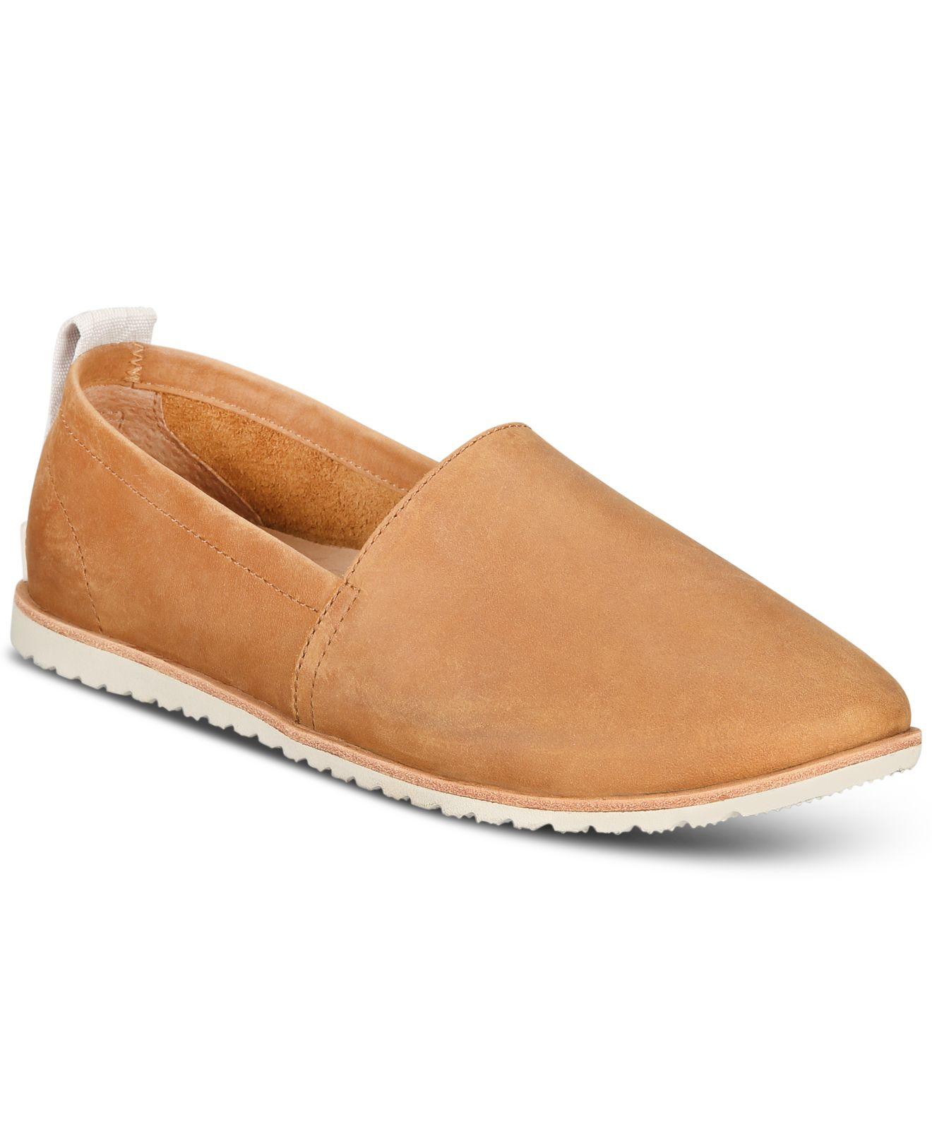 Sorel Leather Ella Slipon Flats in Camel Brown (Brown) Save 1 Lyst