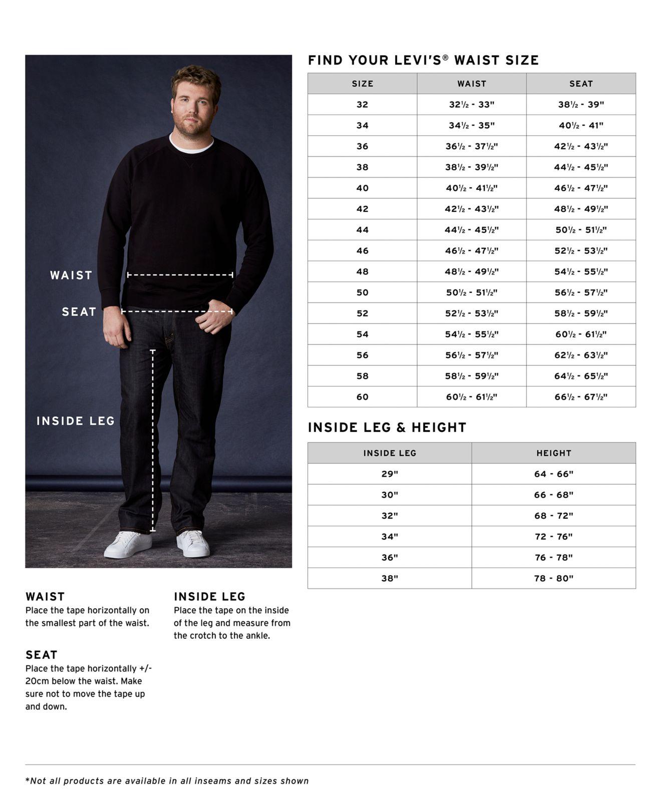 levis 501 shrink to fit big and tall