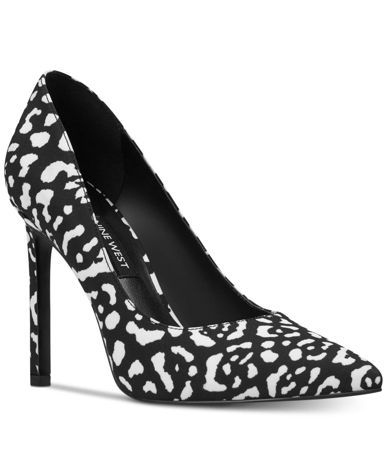 nine west tatiana leopard pump