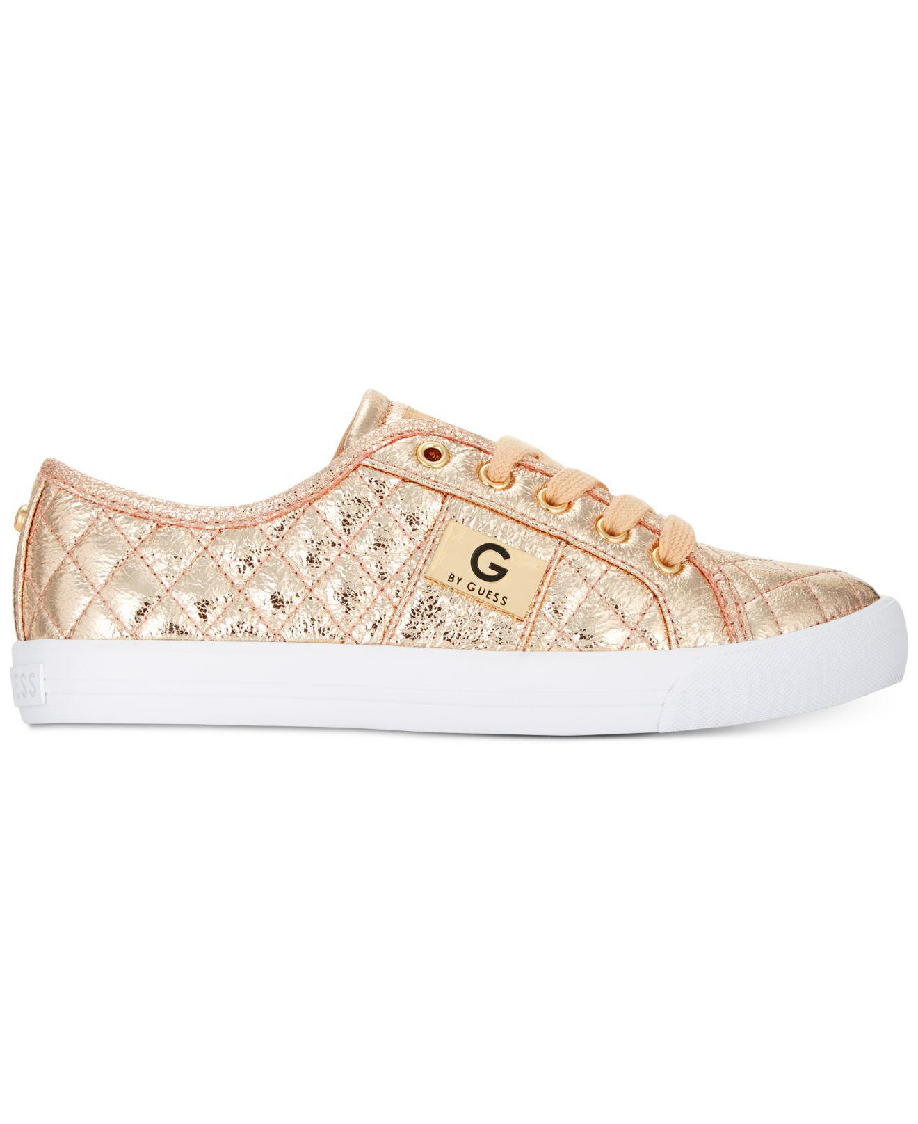 guess rose gold sneakers