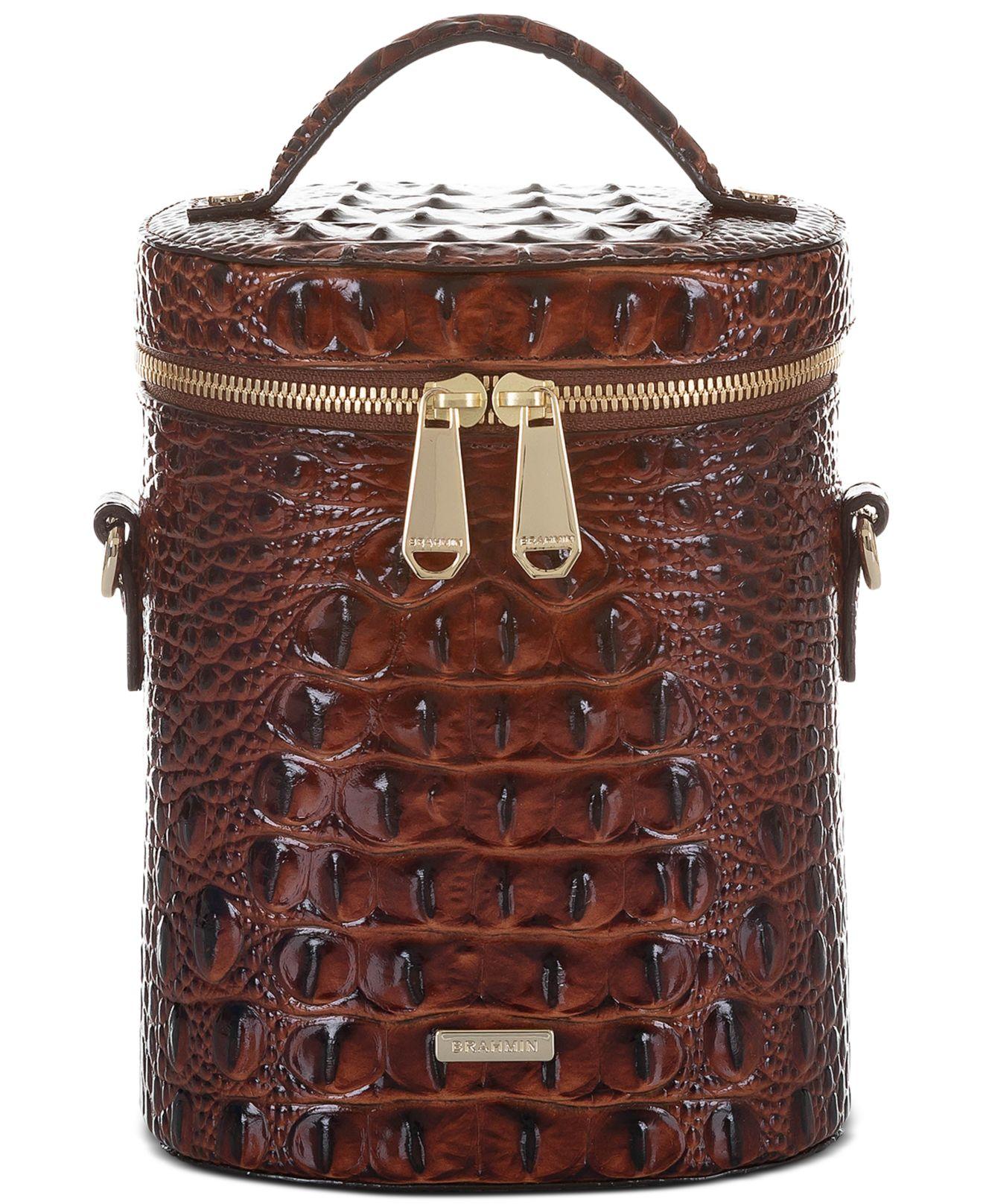 Brahmin Leather Brynn Melbourne Embossed Barrel Bag Lyst