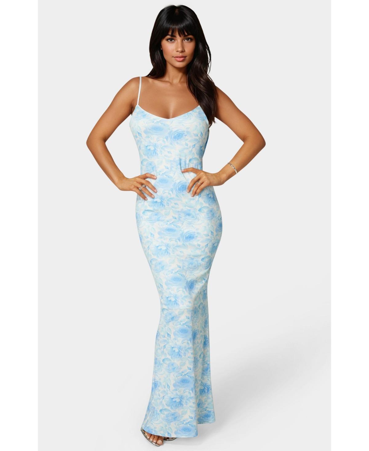 anchor blue dress Chic Open Back Lace Evening Dress Mermaid Spaghetti Straps Baby Blue Fomral Evening Dress