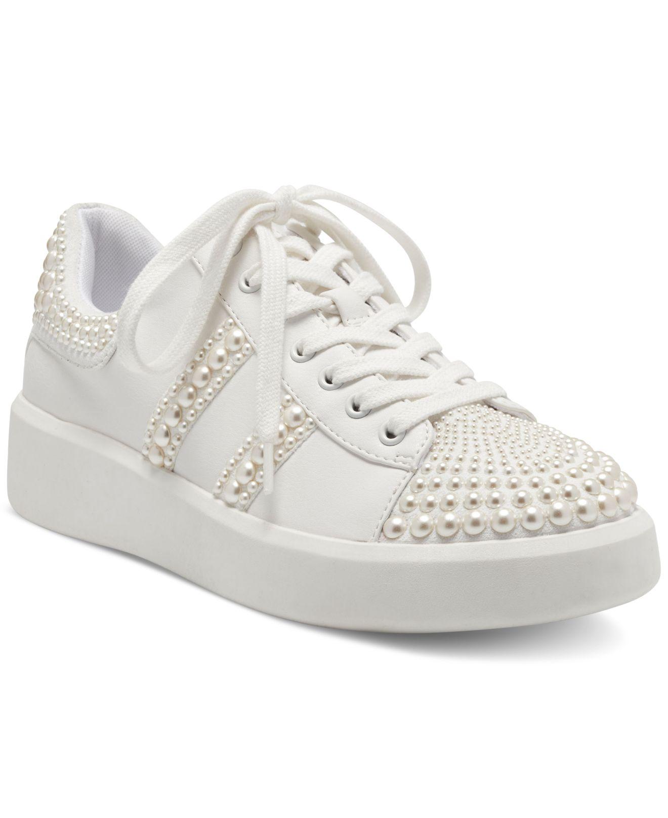 INC International Concepts Alleni Imitation Pearl Sneakers, Created For ...