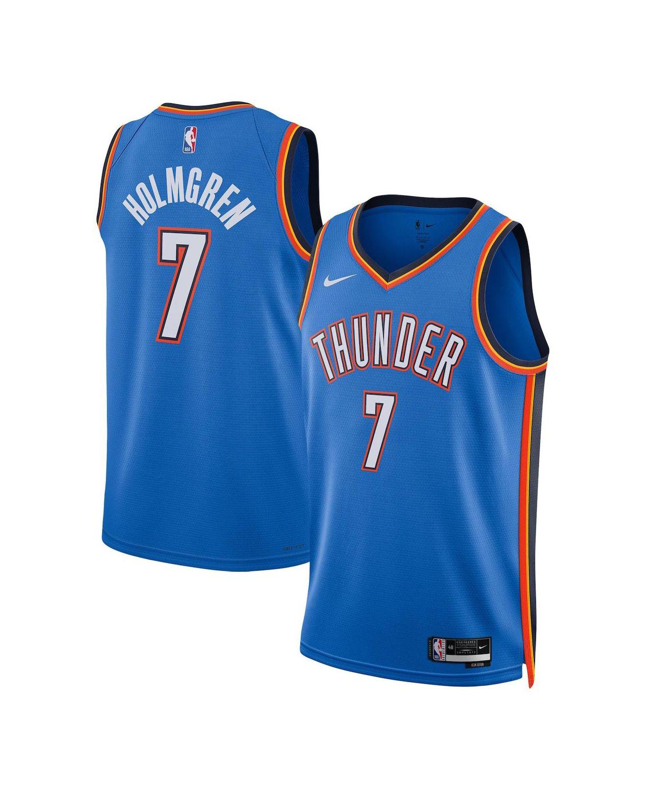 Nike Chet Holmgren Oklahoma City Thunder Blue 2022 Nba Draft First