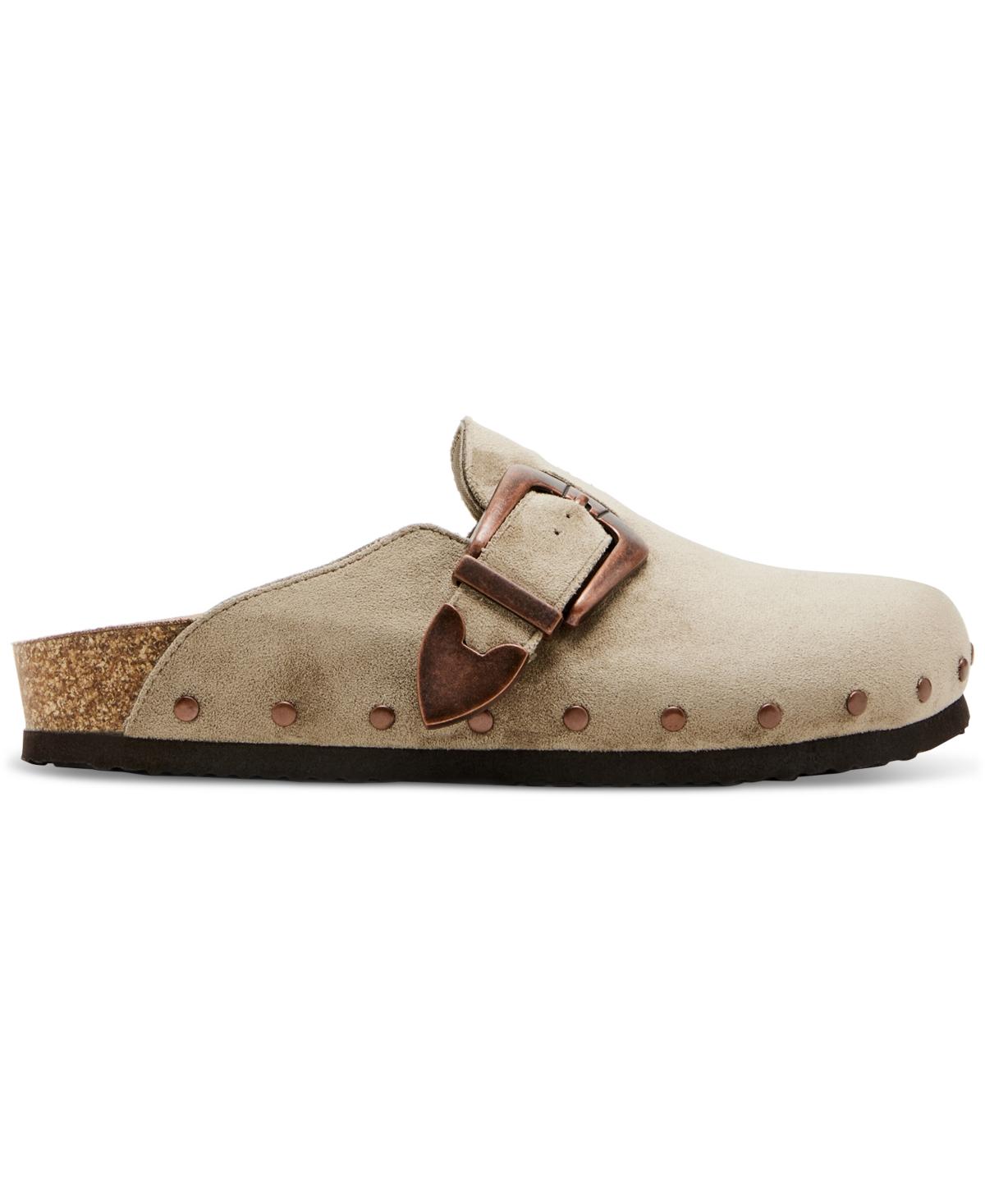 Madden Girl Ppepper Buckle Detailed Western Clogs in Brown Lyst