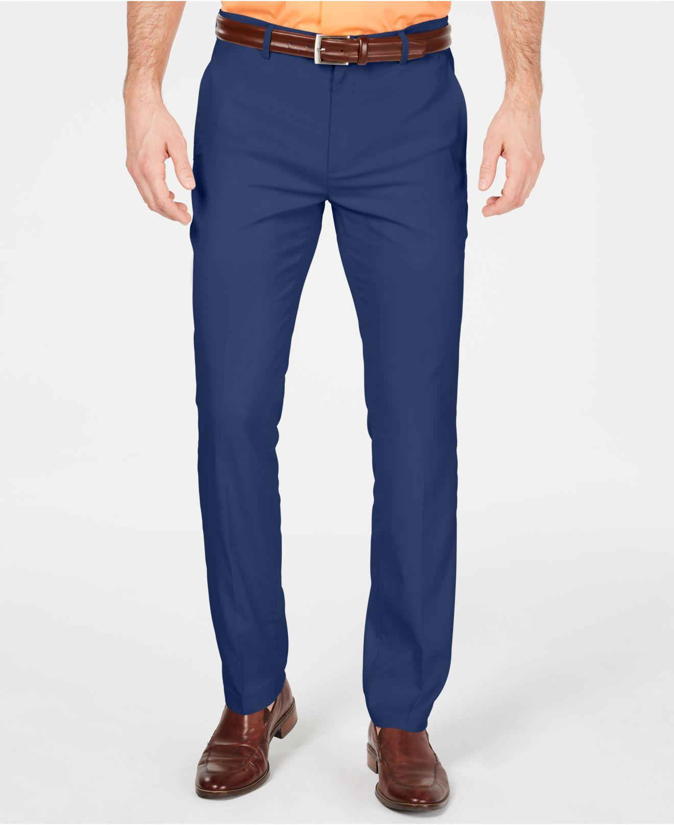Alfani Synthetic Alfatech Classic-fit Stretch Pants, Created For Macy's ...