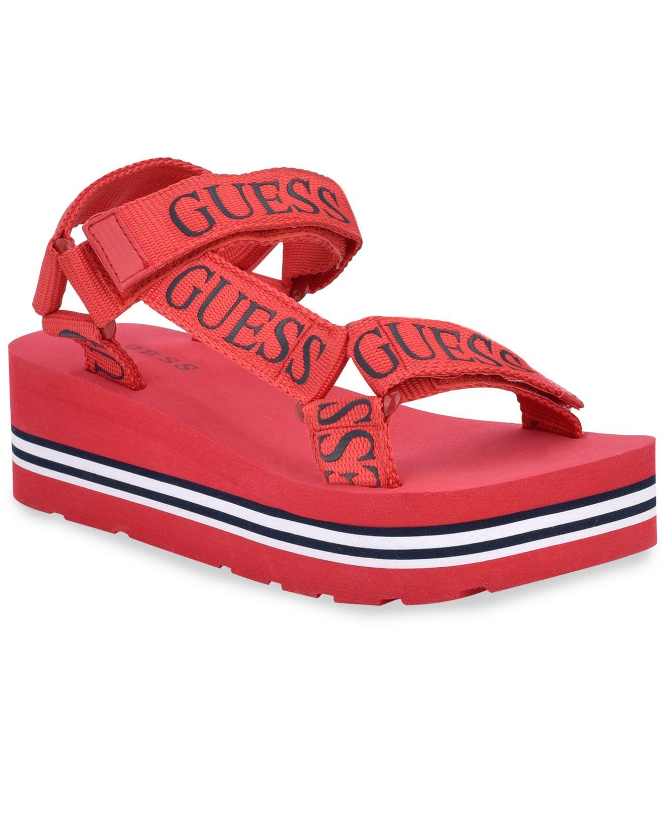 belk guess sandals