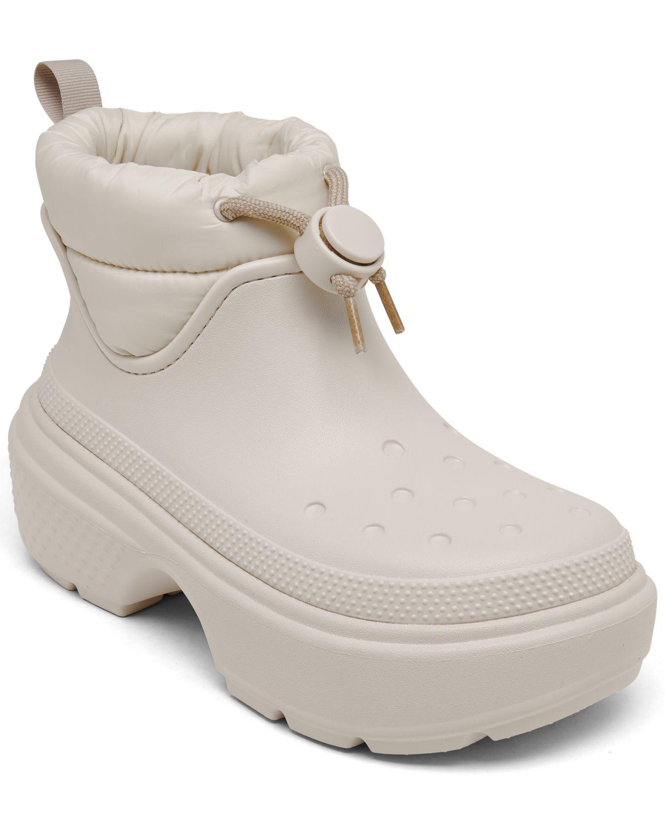 Crocs™ Stomp Puff Boots From Finish Line in Natural Lyst