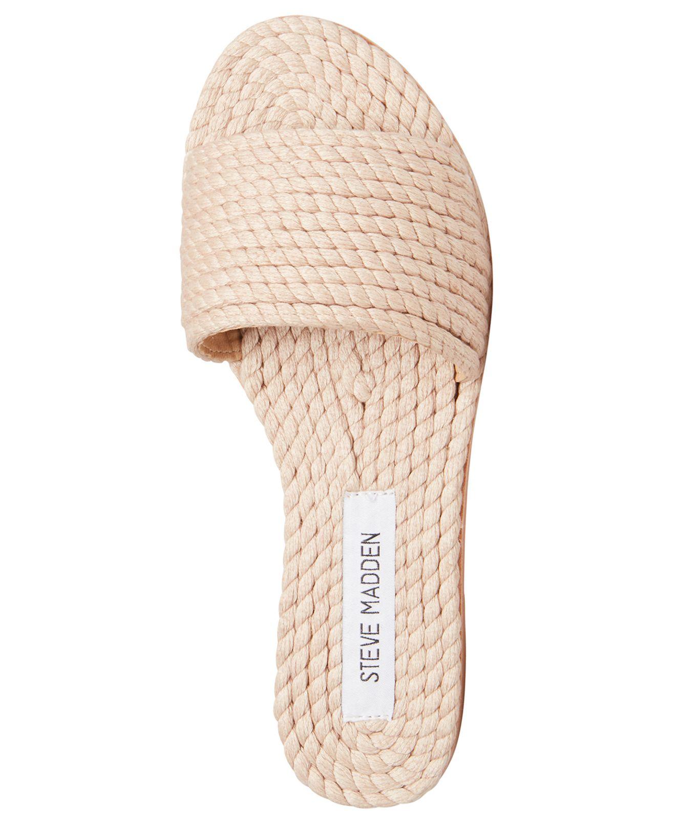 steve madden roper slide sandal