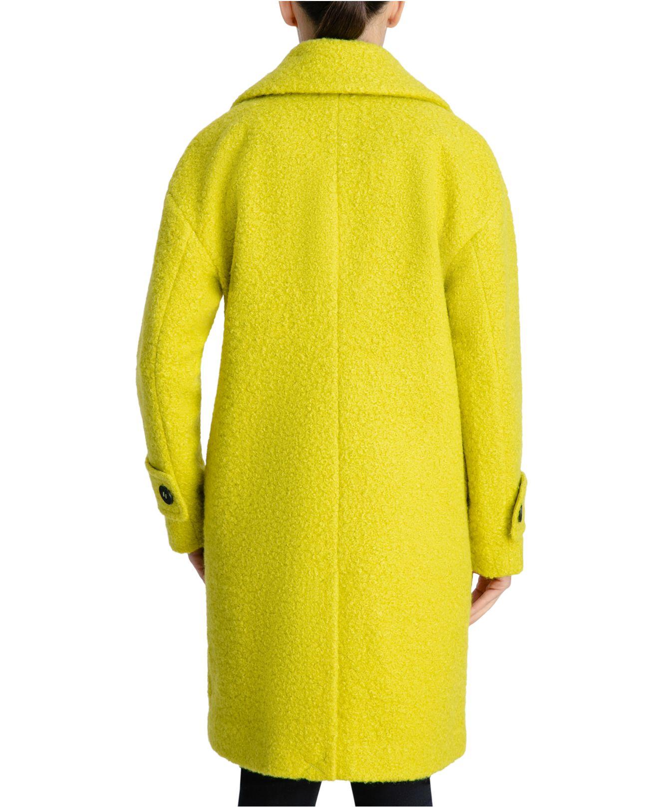 macys yellow coat