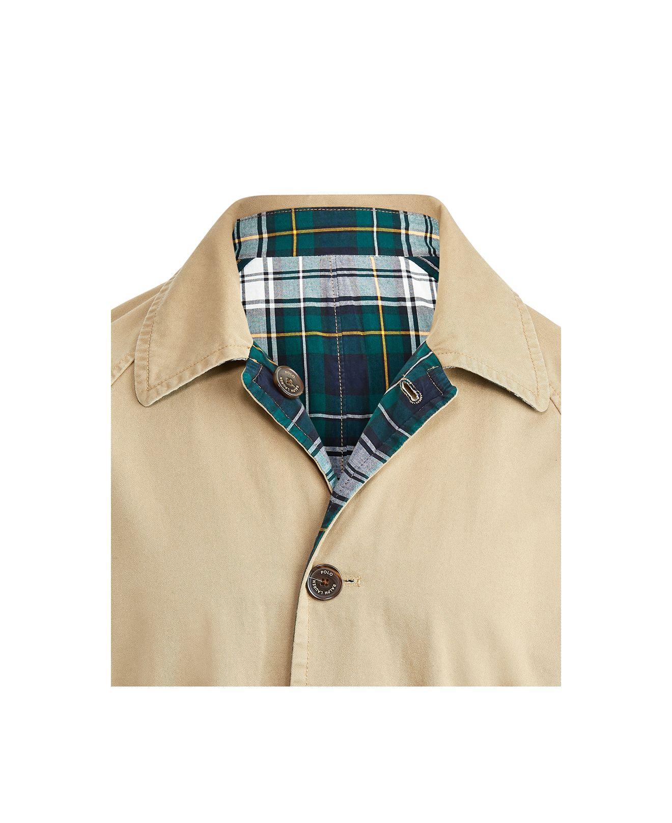 Ralph Lauren Reversible Balmacaan Coat in Natural for Men | Lyst Ralph Lauren Reversible Balmacaan Coat in Natural for Men | Lyst