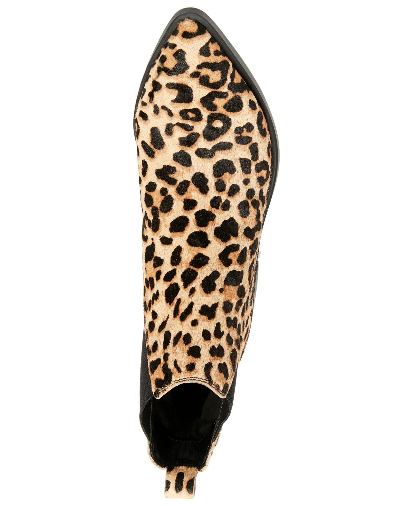 steve madden jerry leopard booties