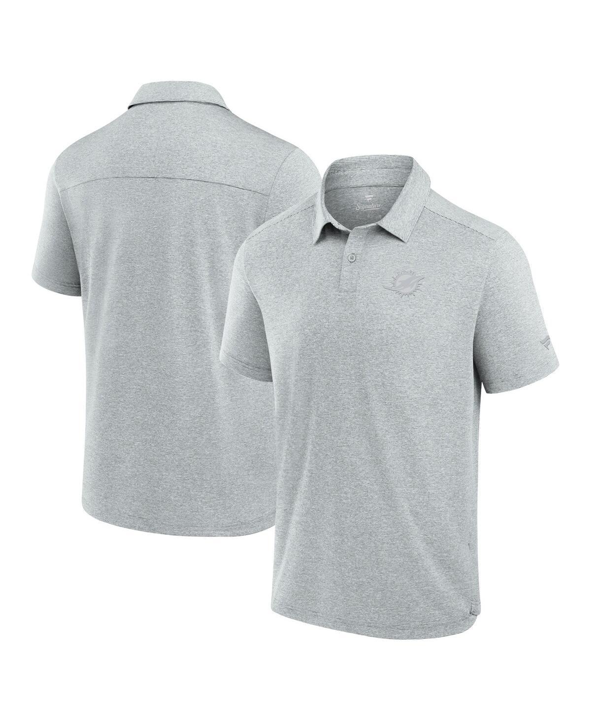 Fanatics Gray Miami Dolphins Front Office Tech Polo Shirt for Men Lyst