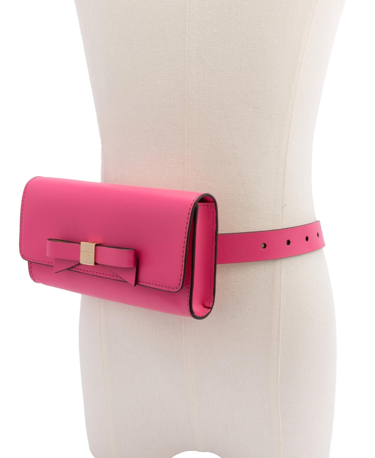 Kate Spade Elegant Pink Bow Clutch/ Belt kate spade new york Pink Belts for Women for sale | eBay main image 4