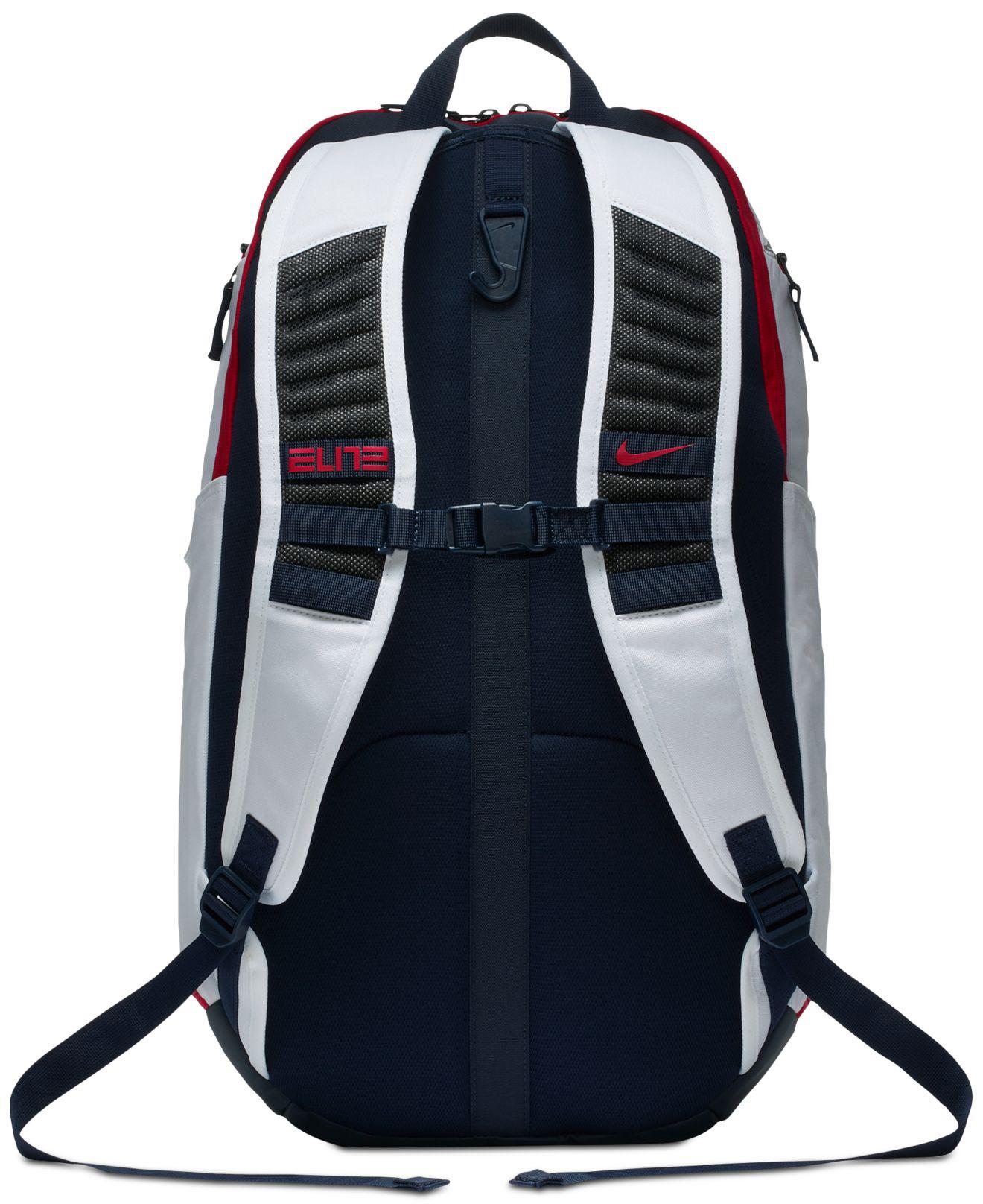 Nike Synthetic Hoops Elite Pro Basketball Backpack in White for Men | Lyst