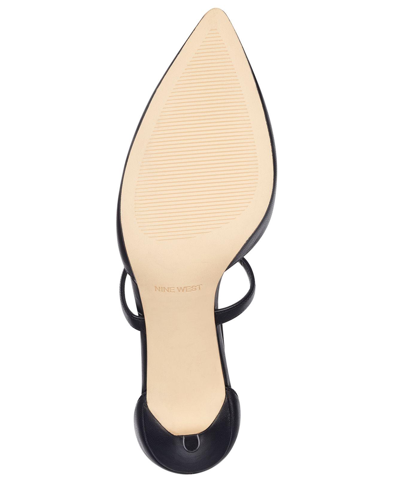 nine west mig cross band pumps