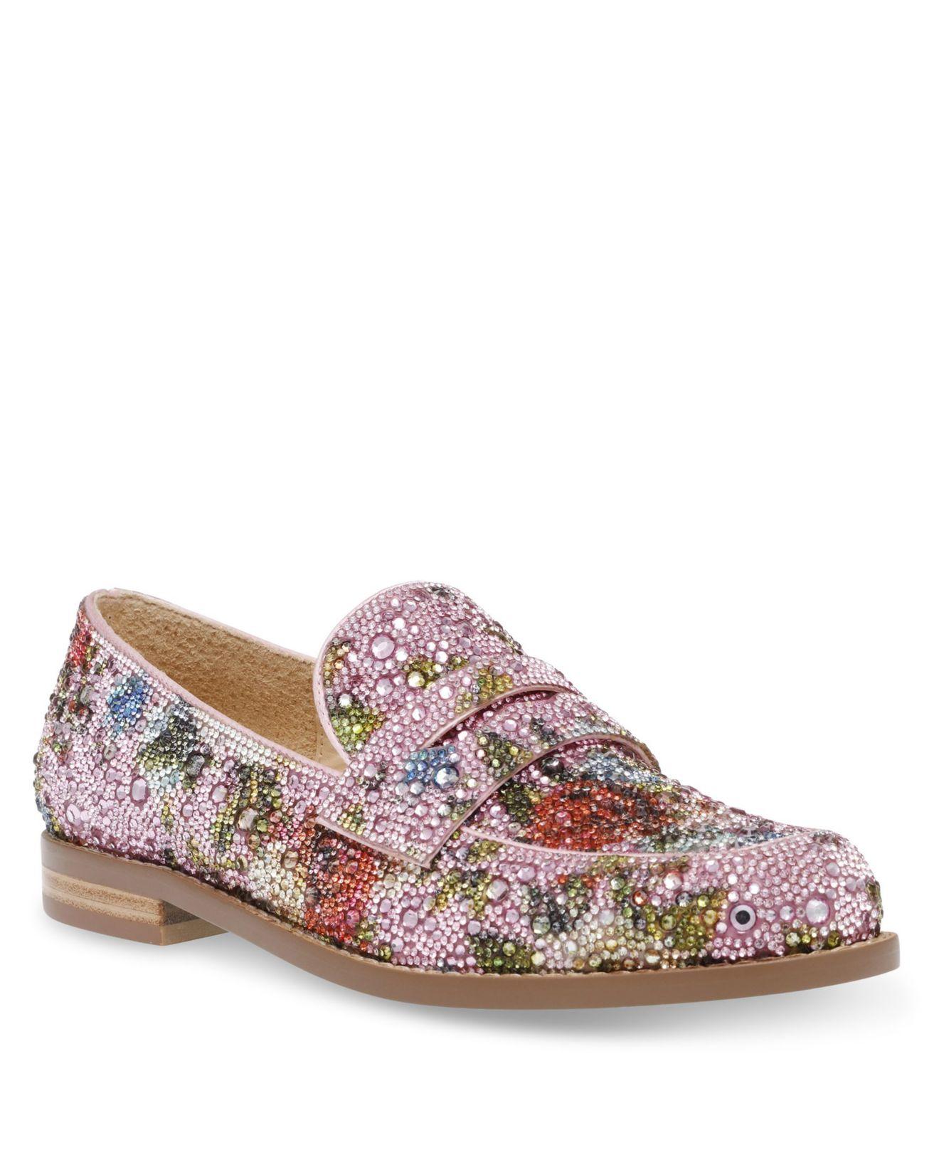Betsey Johnson Aron Loafers in Pink | Lyst